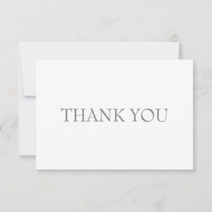 Wedding Pine Bough Custom Thank You Card