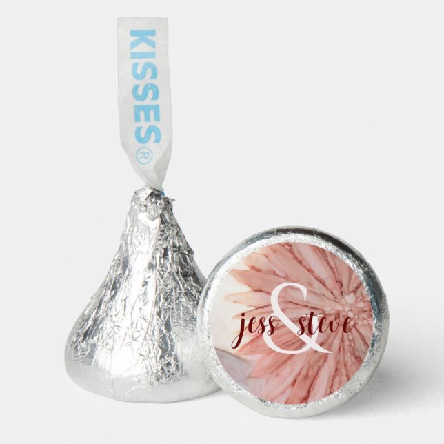 Wedding Pink and Lavender Hershey®'s Kisses® (Front)