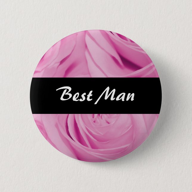 Wedding pink buttons & badges - customize (Front)