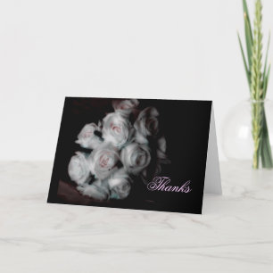 Wedding Pink Roses thank You Notes