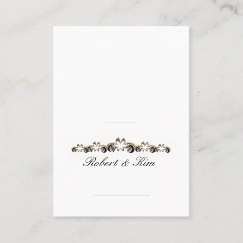 Wedding Place Card 2 1/2 x 3 1/2 - Customized Business Card