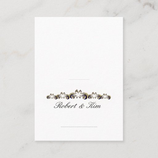 Customizable Wedding Place Card 2 1/2 x 3 1/2 - Customized Business Card