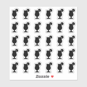 Wedding Place Card Bar Menu Coctail Drink Choice Sticker