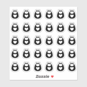 Wedding Place Card Food Newborn Meal Menu Choice Sticker