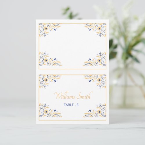 Wedding Place card template