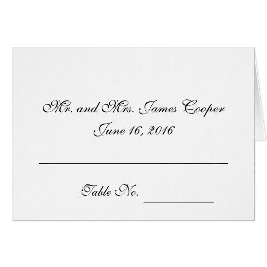 Wedding Place Cards