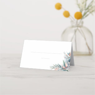 Wedding Place cards-Watercolor Tropical Dream Card