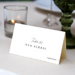 Wedding Place Cards With Meal Choice &amp; Menu Option at Zazzle