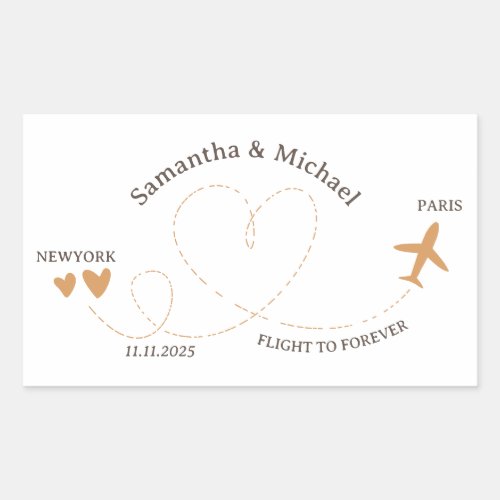 Wedding Plane Flight Travel Lover