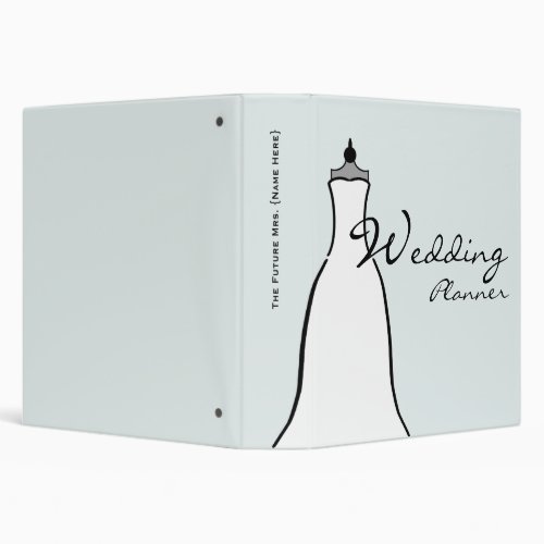 Wedding Planner _ A Line Wedding Dress Binder