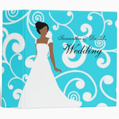 African American Bride Wedding Planner Binder Zazzle Com