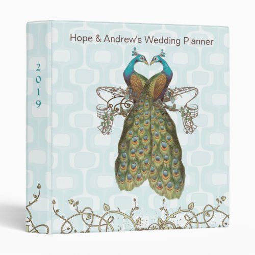 Wedding Planner Binder Vintage Love Birds