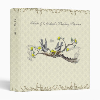 Wedding Planner Binder Vintage Love Birds