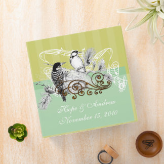 Wedding Planner Binder Vintage Love Birds