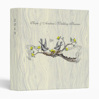 Wedding Planner Binder Vintage Love Birds