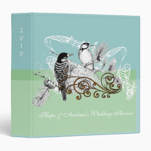 Wedding Planner Binder Vintage Love Birds