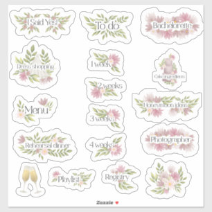 Wedding Planner Bridal  Sticker