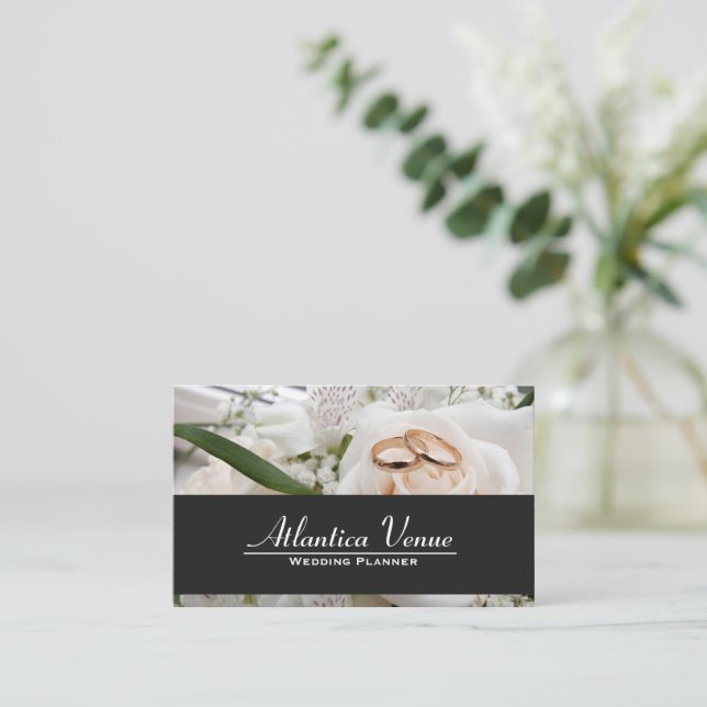 Wedding planner business card (Standing Front)