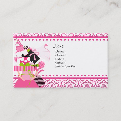Wedding Planner Business Card
