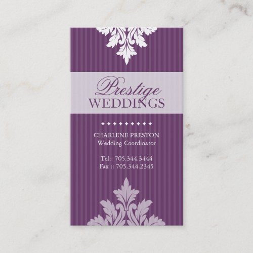 WEDDING PLANNER BUSINESS CARD