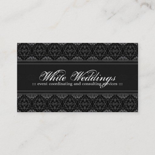 Customizable Wedding Planner Business Card