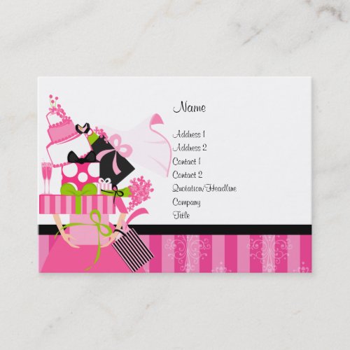 Wedding Planner Business Card Template