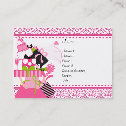 Wedding Planner Business Card Template