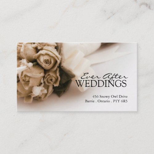 Wedding Planner Business Card