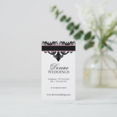 Wedding Planner Business Card (Standing Front)