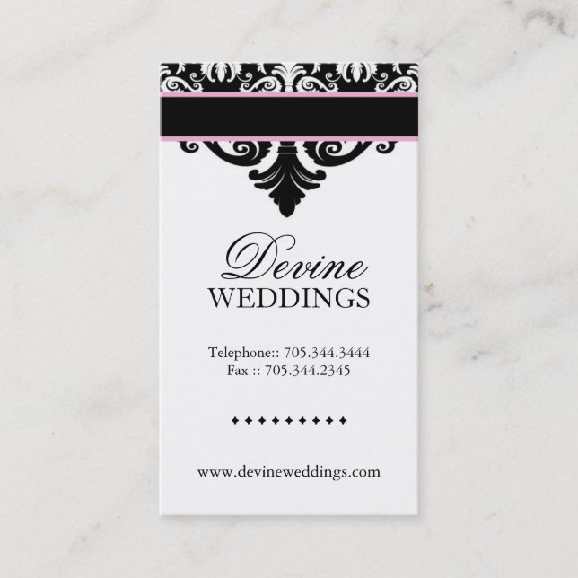 Wedding Planner Business Card (Front)