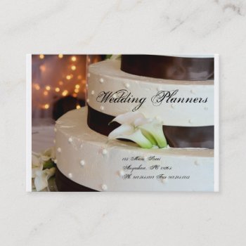 Wedding Planner Business Card by mmafightersc at Zazzle