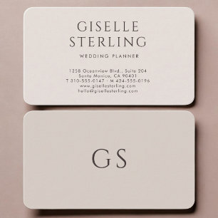 Wedding Planner  Business Card