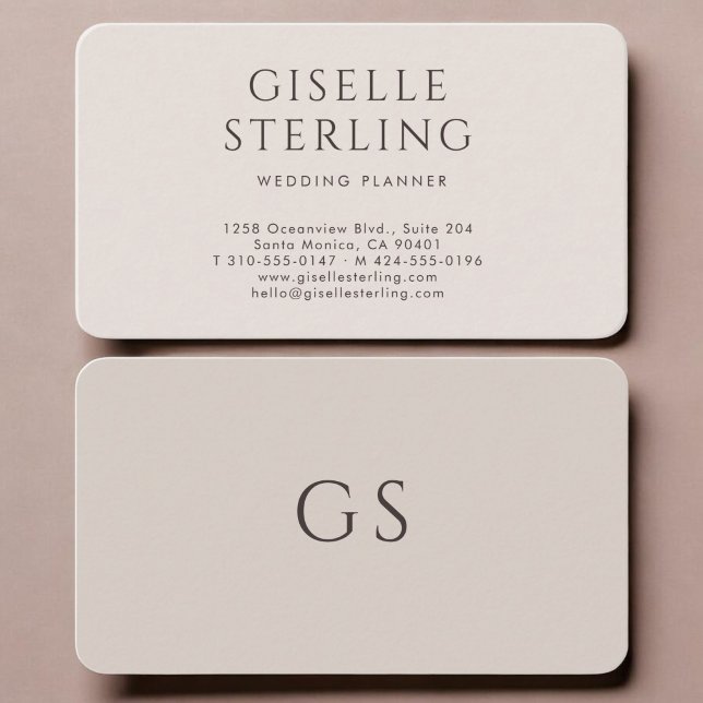 Wedding Planner  Business Card (Creator Uploaded)