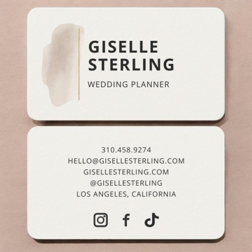 Wedding Planner  Business Card
