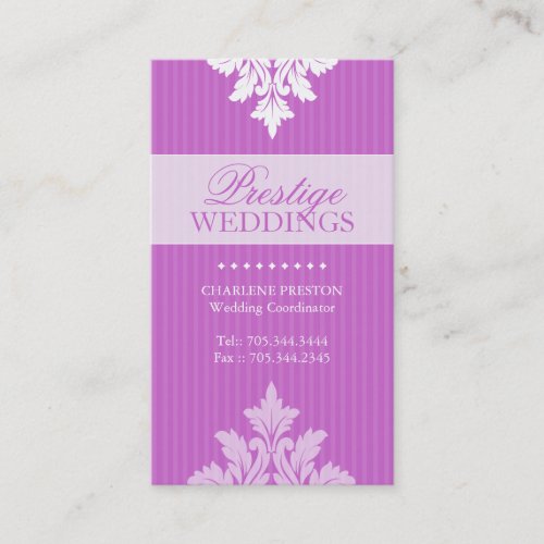WEDDING PLANNER BUSINESS CARD