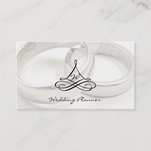 Customizable Wedding Planner Business Cards
