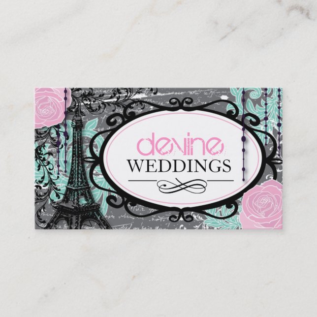 Wedding Planner Business Cards (Front)