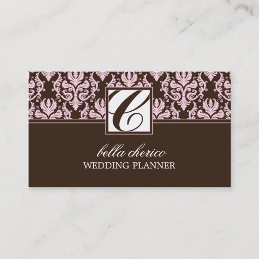 Customizable Wedding Planner Business Cards
