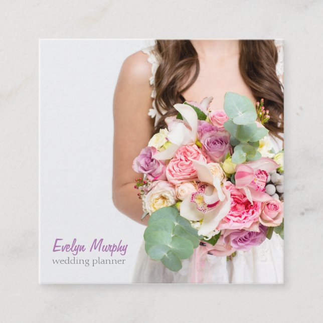 Wedding Planner Business Cards (Front)