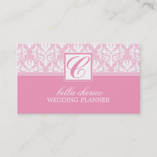 Customizable Wedding Planner Business Cards