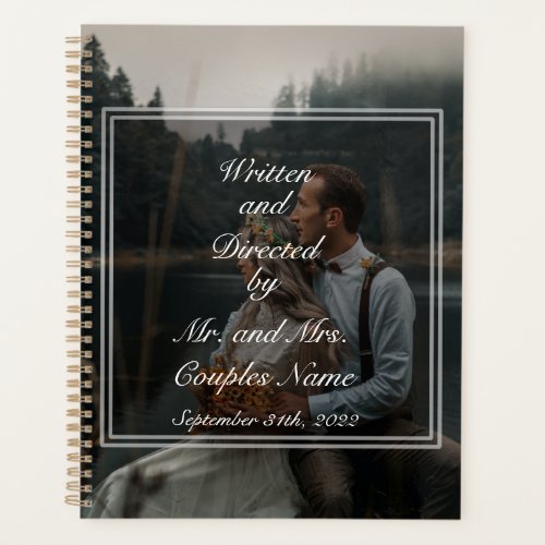 Wedding planner calendar book