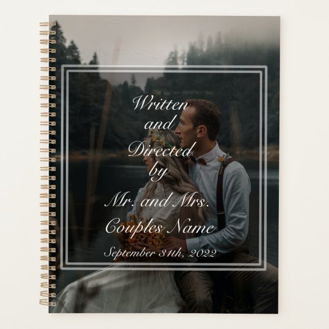 Wedding planner calendar book (Front)