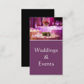 Wedding Planner, Catering, Food, Restaurant, Business Card (Front/Back)