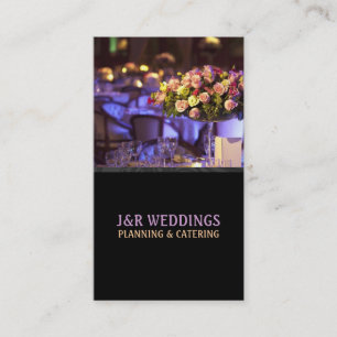 Wedding Planner, Catering, Food, Restaurant, Business Card