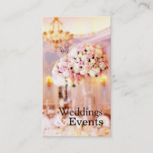 Wedding Planner. Catering. Wedding Supplies Business Card