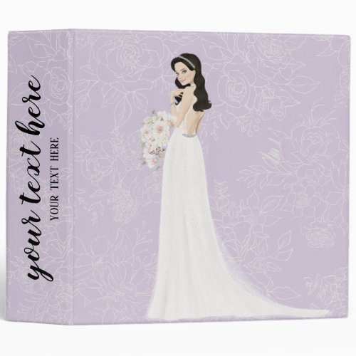 Wedding Planner choose background color 3 Ring Binder