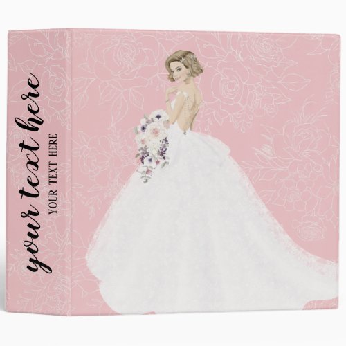 Wedding Planner choose background color 3 Ring Binder