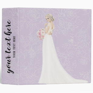 Wedding Planner choose background color 3 Ring Binder