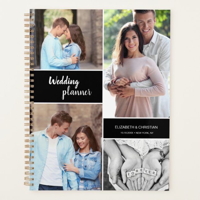 Wedding planner Custom engagement photo collage (Front)