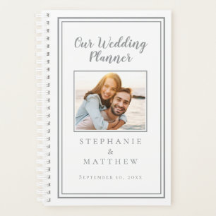Wedding Planner Custom Photo Ultimate Gray & White